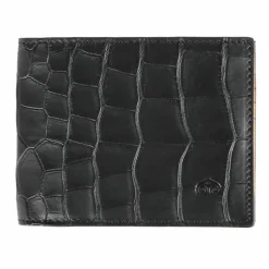 Wallet For Men|Carmina ALLIGATORE SLIM WALLET FOR MEN BLACK
