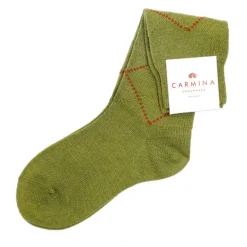 Socks|Carmina ARGYLE SOCKS GREEN