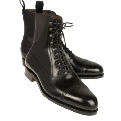 Balmoral Boots|Cordovan Boots|Carmina BALMORAL CORDOVAN BOOTS 80092 FOREST BLACK
