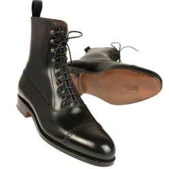Balmoral Boots|Cordovan Boots|Carmina BALMORAL CORDOVAN BOOTS 80092 FOREST BLACK