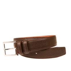 Men's Belts|Carmina KARAGRAIN BELT BROWN