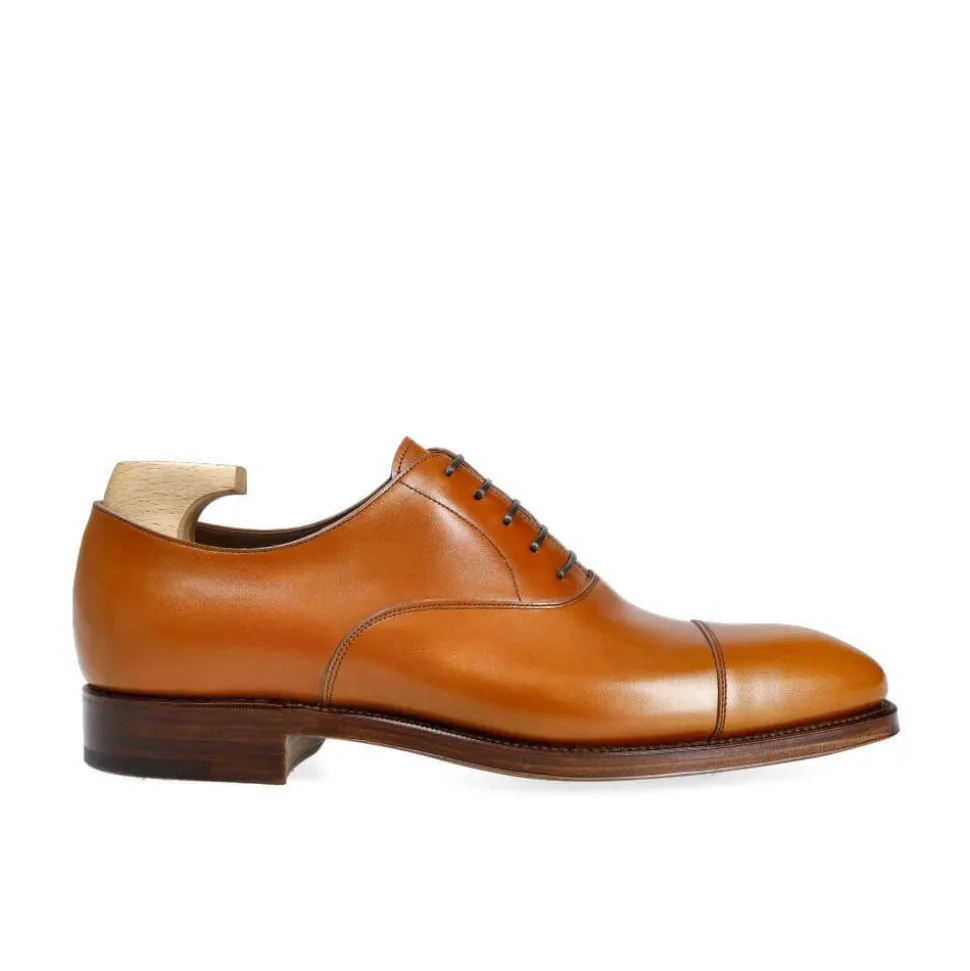 Cap Toe Oxfords|Carmina CAP TOE OXFORD SHOES 80386 RAIN TANNED