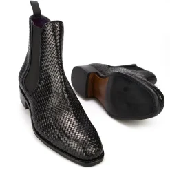 Women's Chelsea Boots|Carmina CHELSEA BOOTS 1611 HILLS BLACK