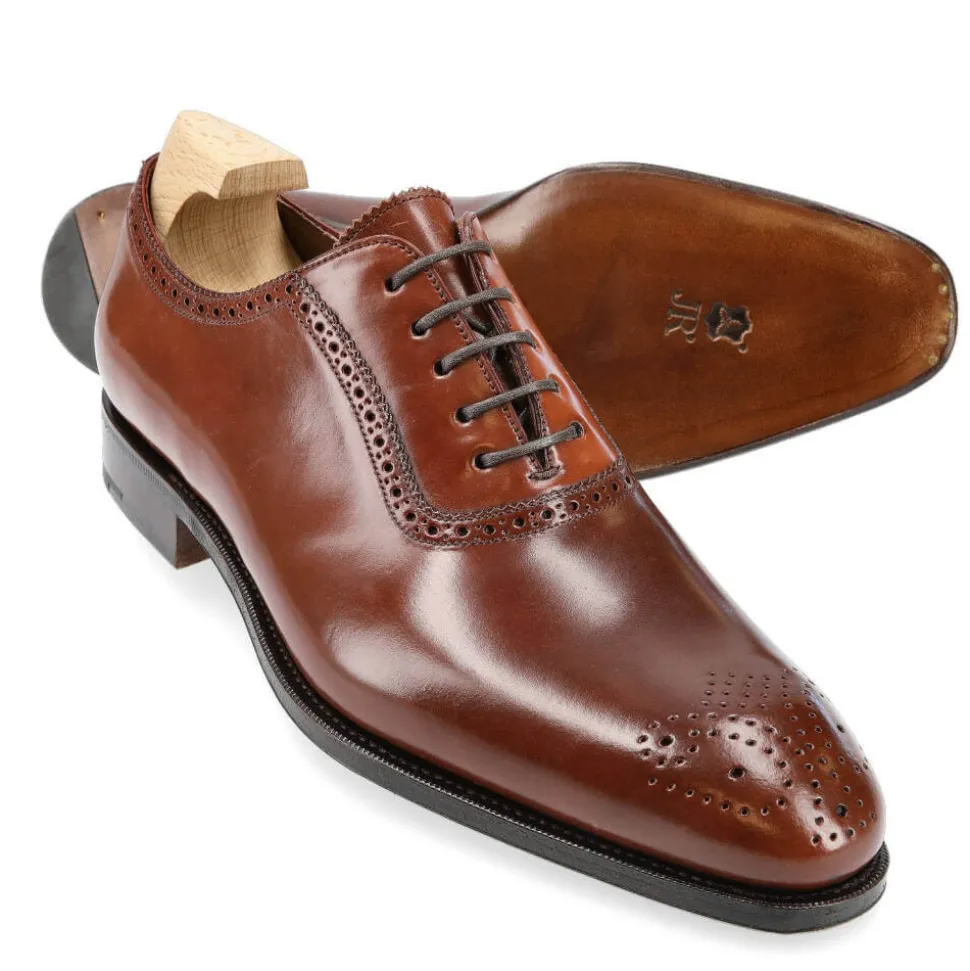 Cordovan Oxfords Shoes|Carmina CORDOVAN ADELAIDE SHOES 80137 SIMPSON RUBI