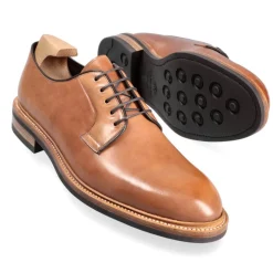 Plain Toe Blucher / Ptb|Cordovan Derby Shoes|Carmina CORDOVAN BLUCHER 531 OSCAR NATURAL