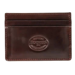 Card Holders|Card Holders|Carmina Cordovan card holder in BURGUNDY