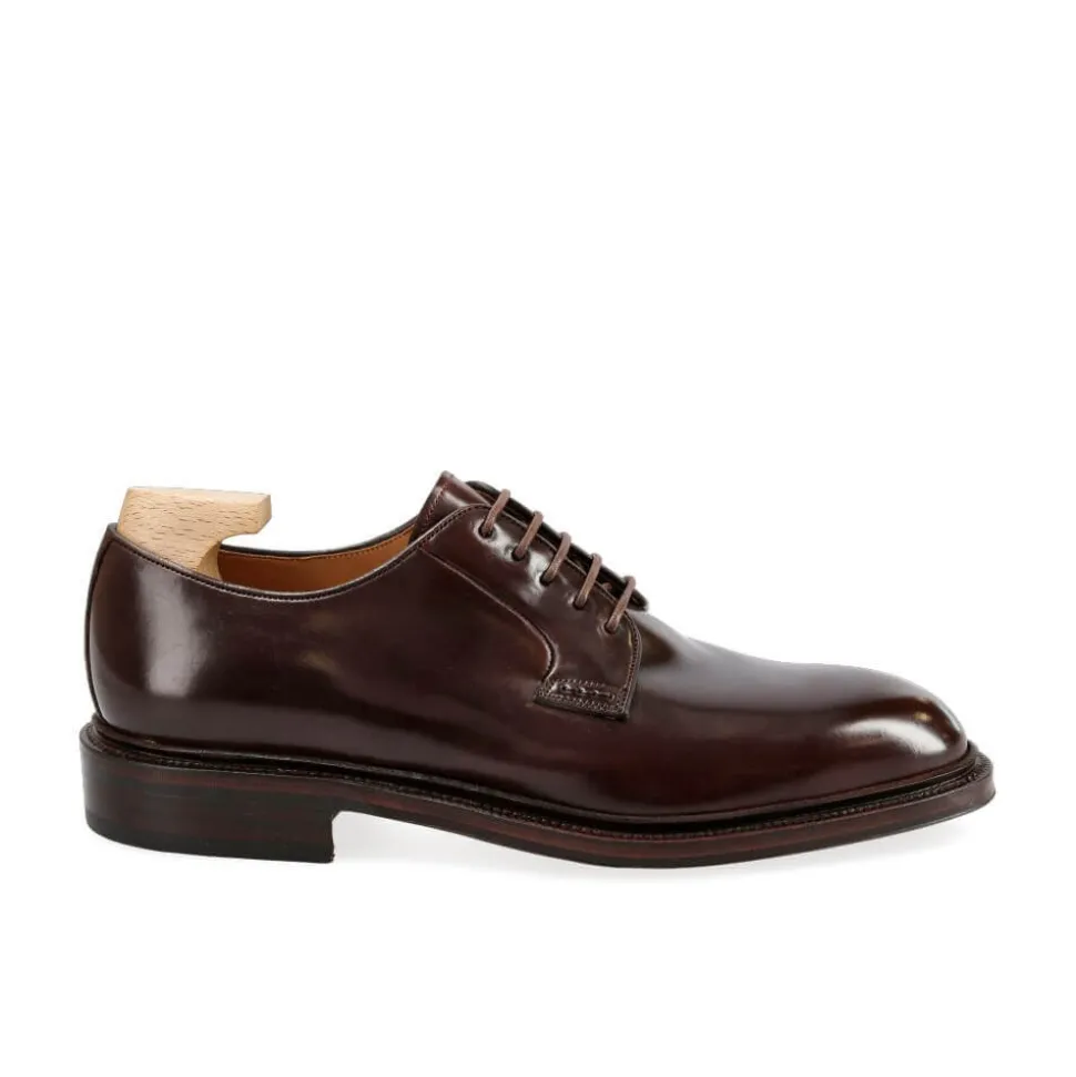 Plain Toe Blucher / Ptb|Cordovan Derby Shoes|Carmina CORDOVAN DERBY 531 DETROIT BURGUNDY