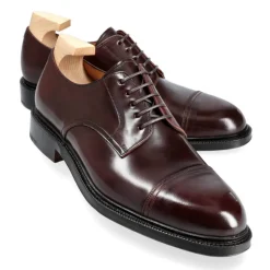 Cap Toe Derby|Cordovan Derby Shoes|Carmina CORDOVAN DERBY SHOES 80444 FOREST BURGUNDY