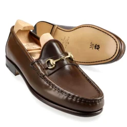 Horsebit Loafers|Cordovan Loafers|Carmina CORDOVAN HORSEBIT LOAFERS 80746 XIM ARMAGNAC