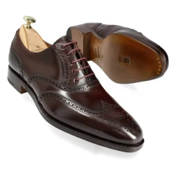 Wingtip Oxfords|Cordovan Oxfords Shoes|Carmina CORDOVAN OXFORDS 922 RAIN BURGUNDY