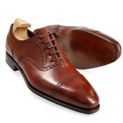 Cap Toe Oxfords|Cordovan Oxfords Shoes|Carmina CORDOVAN OXFORDS 80105 SIMPSON