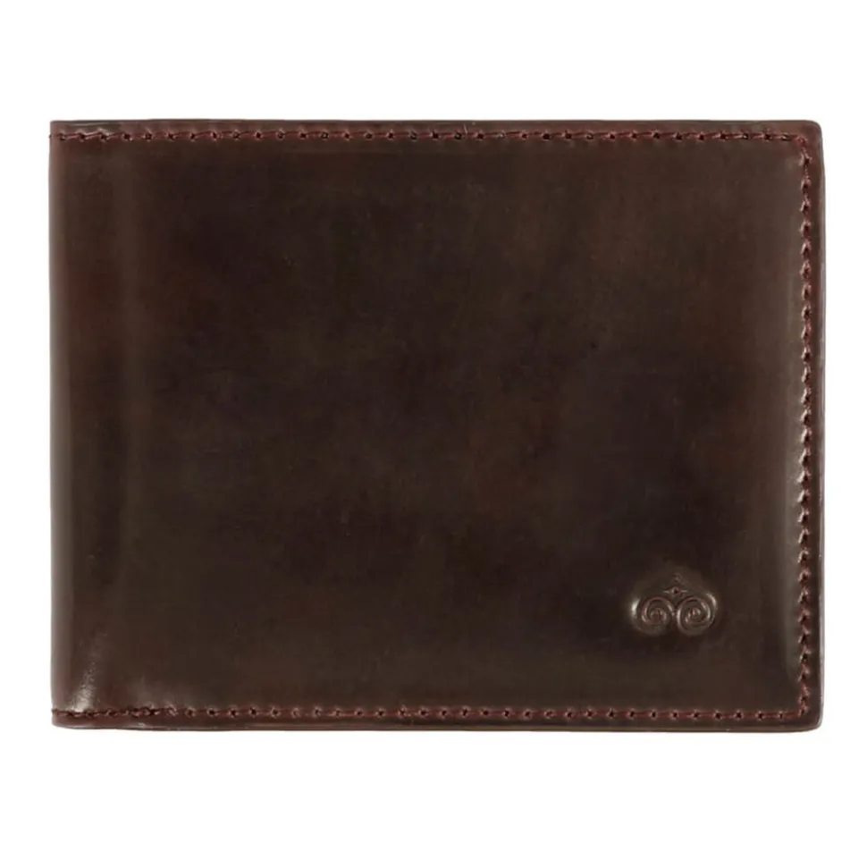Wallet For Men|Carmina CORDOVAN SLIM WALLET FOR MEN BURGUNDY