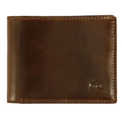 Wallet For Men|Carmina CORDOVAN SLIM WALLET FOR MEN ARMAGNAC