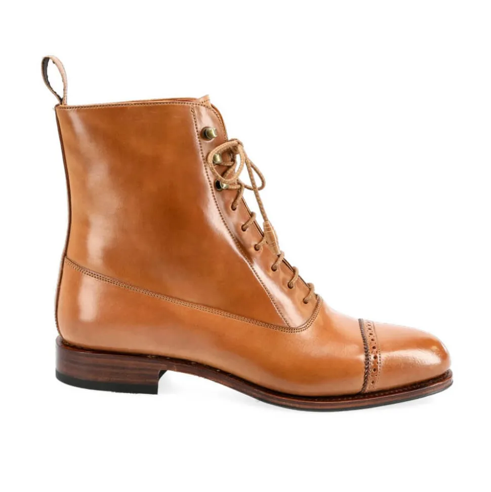 Women Cordovan|Carmina CORDOVAN WOMEN BOOTS 1573 MADISON NATURAL