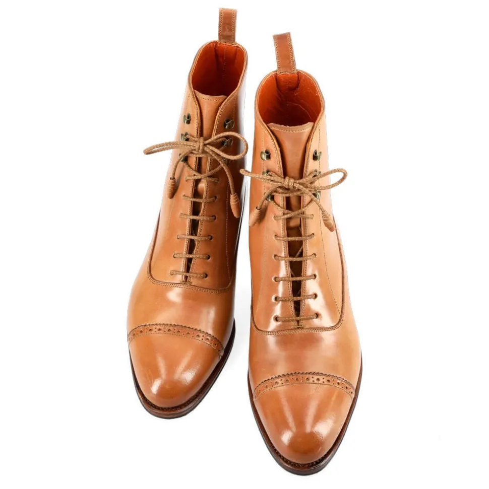 Women Cordovan|Carmina CORDOVAN WOMEN BOOTS 1573 MADISON NATURAL