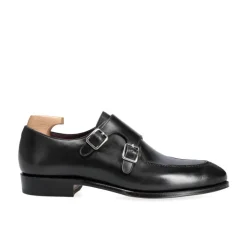Double Monk Strap Shoes|Carmina DOUBLE MONK STRAP 80876 INCA BLACK