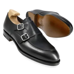 Double Monk Strap Shoes|Carmina DOUBLE MONK STRAP 80735 TIMS BLACK