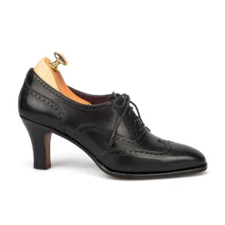 Oxford Heels|Carmina HIGH HEEL OXFORD 1514 LLUC BLACK