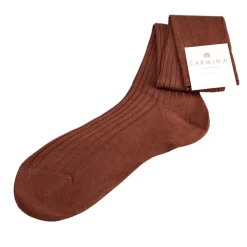 Socks|Carmina LONG MEDIUM BROWN SOCKS MEDIUMBROWN