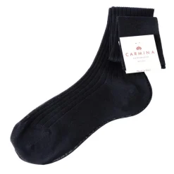 Socks|Carmina Long Socks NAVY