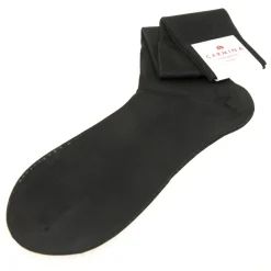 Socks|Carmina Long socks in BLACK