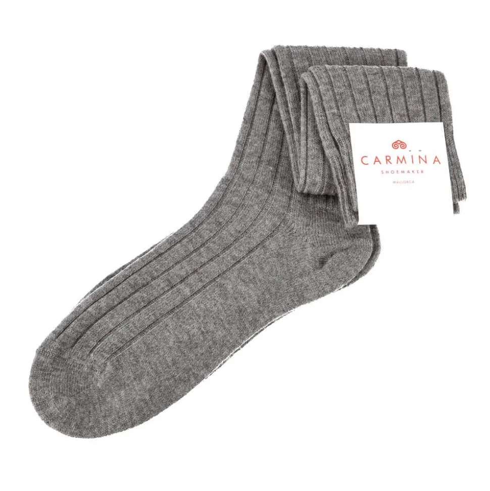 Socks|Carmina MEN'S LONG SPORT SOCKS IN GRAY