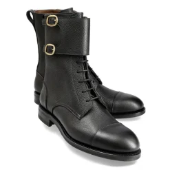 Men's Work Boots|Carmina MONK STRAP BOOTS 80903 BLACK