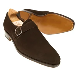 Single Monk Strap Shoes|Carmina MONK STRAP SHOES 80156 RAIN BROWN
