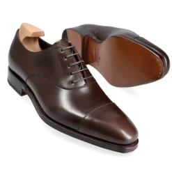Cap Toe Oxfords|Carmina OXFORD SHOES 80386 RAIN BROWN
