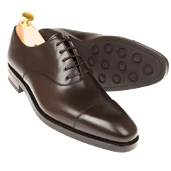 Cap Toe Oxfords|Carmina OXFORD SHOES 80386 RAIN BROWN