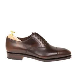 Cap Toe Oxfords|Carmina OXFORD SHOES 80386 RAIN BROWN