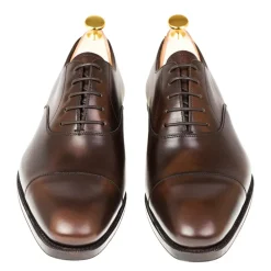 Cap Toe Oxfords|Carmina OXFORD SHOES 80386 RAIN BROWN