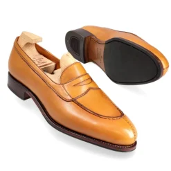 Penny Loafers|Carmina PENNY LOAFERS 1875 MADISON TANNED