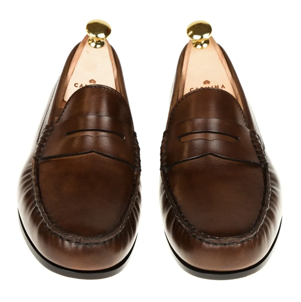 Penny Loafers|Carmina PENNY LOAFERS 80160 XIM BROWN