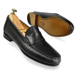 Penny Loafers|Carmina PENNY LOAFERS 80160 XIM BLACK