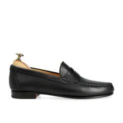 Penny Loafers|Carmina PENNY LOAFERS 80160 XIM BLACK