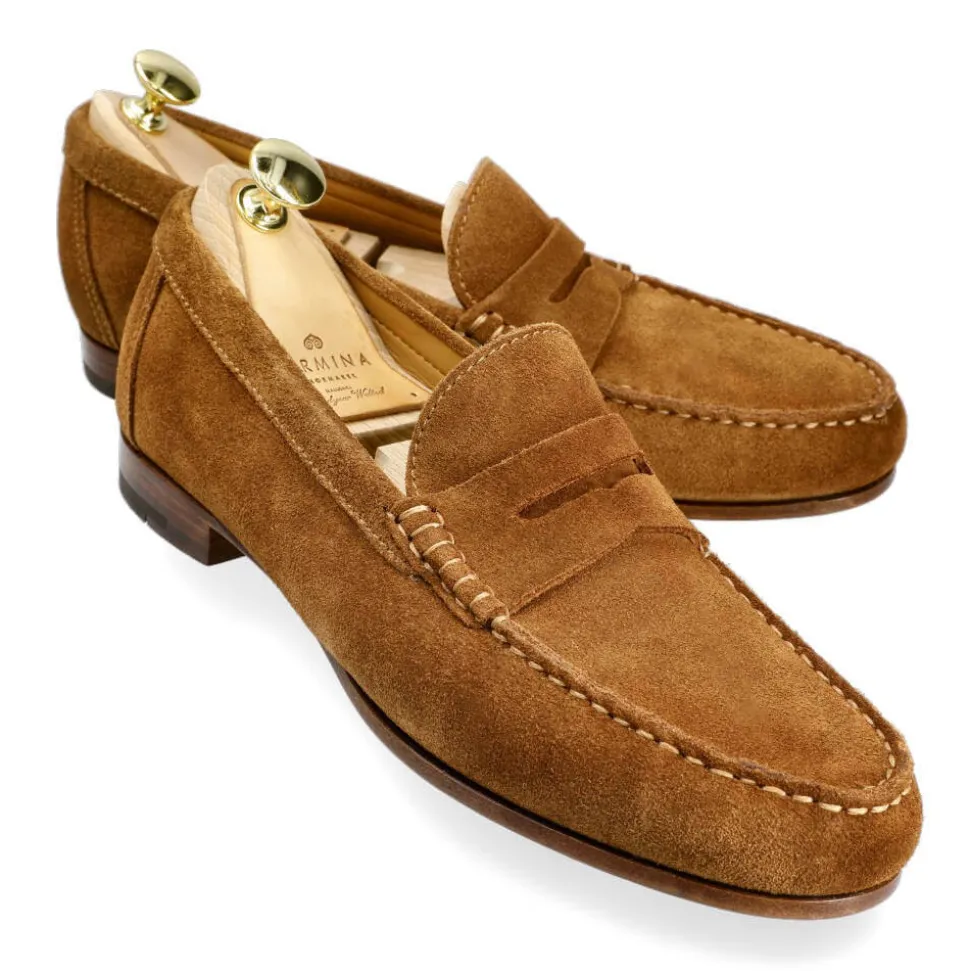 Penny Loafers|Carmina PENNY LOAFERS 80160 XIM TANNED