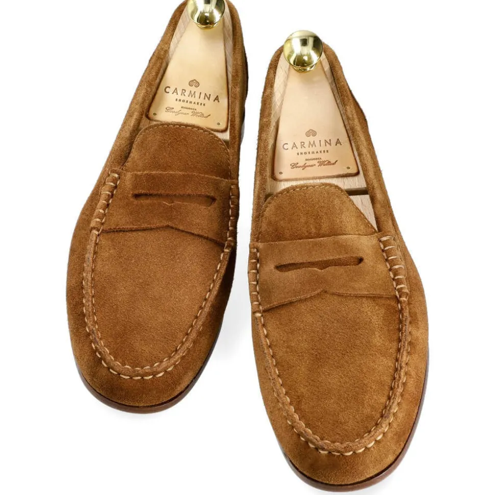 Penny Loafers|Carmina PENNY LOAFERS 80160 XIM TANNED