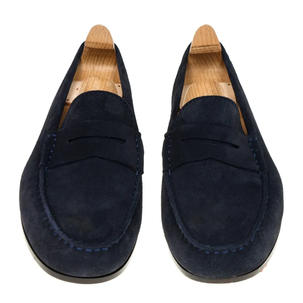 Penny Loafers|Carmina PENNY LOAFERS 80160 XIM NAVY