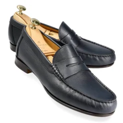 Penny Loafers|Carmina PENNY LOAFERS 80160 XIM NAVY