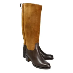 Women's High Boots|Carmina RIDING BOOTS 1506 PERLA BROWN/TOBACCO