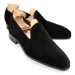 Men's Dress Slippers|Carmina SLIPPERS 80248 SIMPSON BLACK