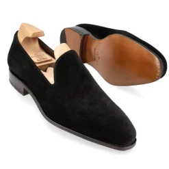 Men's Dress Slippers|Carmina SLIPPERS 80248 SIMPSON BLACK