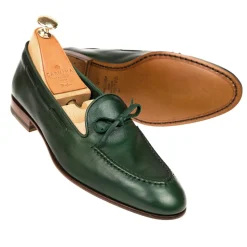 String Loafers|Carmina UNLINED STRING LOAFERS 1659 DRAC GREEN