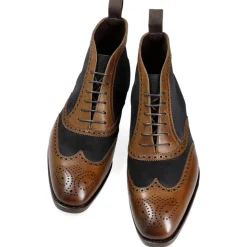 Wingtip Boots|Carmina WINGTIP BOOTS 80438 RAIN BROWN/NAVY