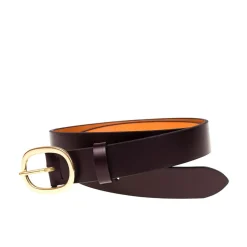 Women's Belts|Carmina WOMEN ROIS BELT BURGUNDY