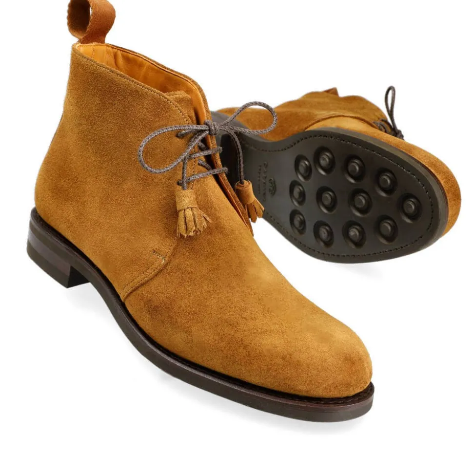 Chukka Boots|Carmina WOMEN CHUKKA BOOTS 1527 OSCARIA TOBACCO