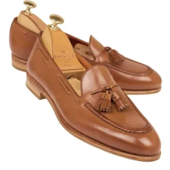 Women Cordovan|Tassel Loafers|Carmina WOMEN CORDOVAN LOAFERS 1640 DRAC NATURAL
