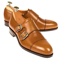 Double Monk Strap|Carmina WOMEN DOUBLE MONK STRAP 1645 MADISON TANNED