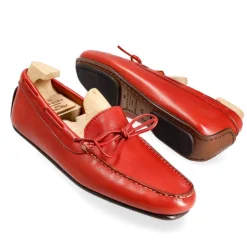 String Loafers|Carmina WOMEN DRIVING LOAFERS 1903 MARIVENT RED